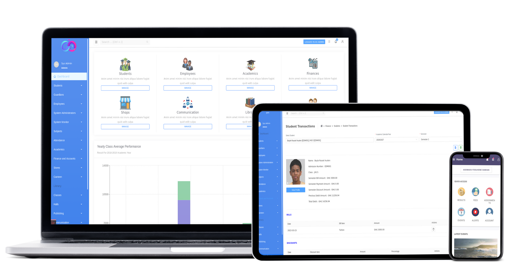Advanced All-In-One School Management Software